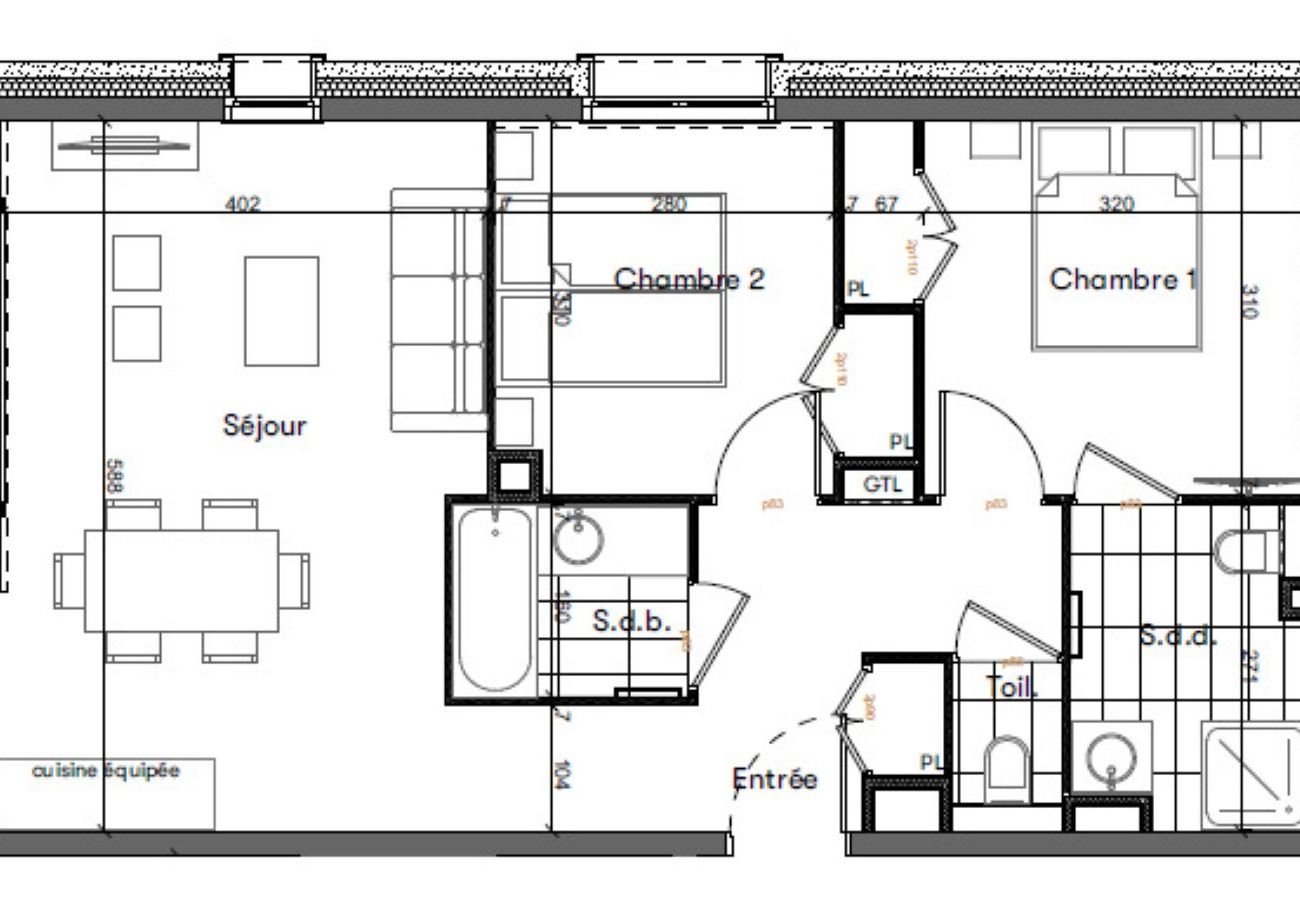 Apartment in Hauteluce - Les saisies : amazing accomodation near the slopes