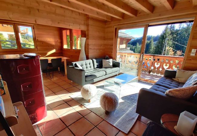 Chalet à Hauteluce - Les Saisies : superbe chalet mitoyen entrée station Chalet à Hauteluce - Les Saisies : superbe chalet mitoyen entrée station