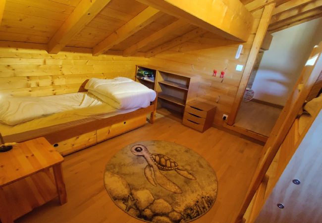 Chalet à Hauteluce - Les Saisies : superbe chalet mitoyen entrée station Chalet à Hauteluce - Les Saisies : superbe chalet mitoyen entrée station