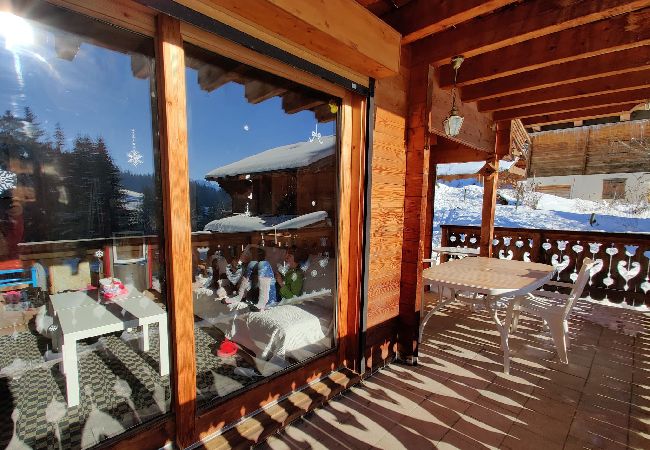 Chalet à Hauteluce - Les Saisies : superbe chalet mitoyen entrée station Chalet à Hauteluce - Les Saisies : superbe chalet mitoyen entrée station