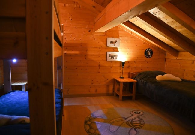 Chalet à Hauteluce - Les Saisies : superbe chalet mitoyen entrée station Chalet à Hauteluce - Les Saisies : superbe chalet mitoyen entrée station