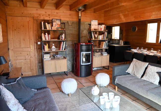 Chalet à Hauteluce - Les Saisies : superbe chalet mitoyen entrée station Chalet à Hauteluce - Les Saisies : superbe chalet mitoyen entrée station