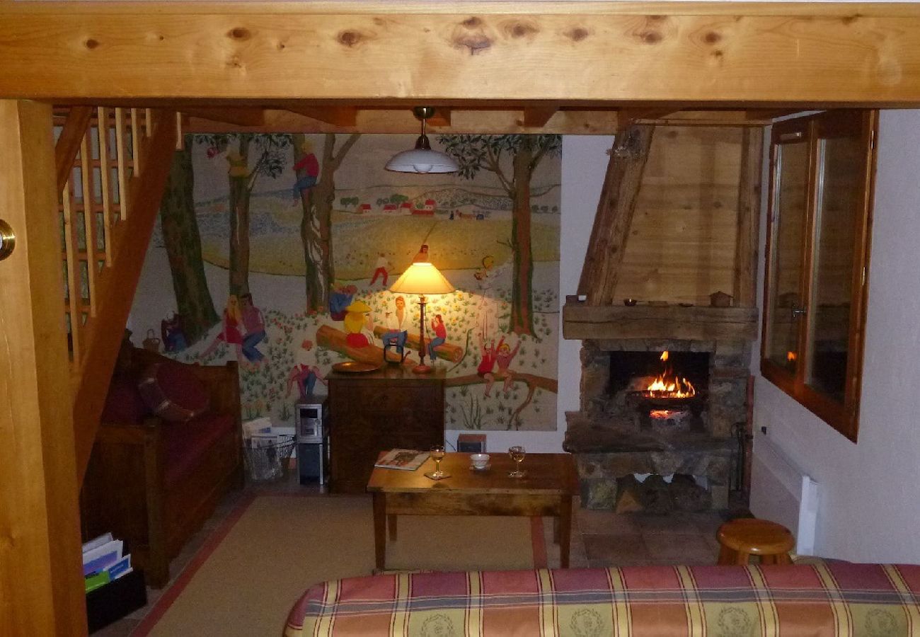 Chalet à Hauteluce - Chalet mitoyen à 2 pas des Saisies Vue Mont Blanc 