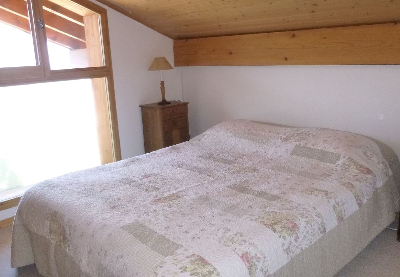 Chalet à Hauteluce - Chalet mitoyen à 2 pas des Saisies Vue Mont Blanc 