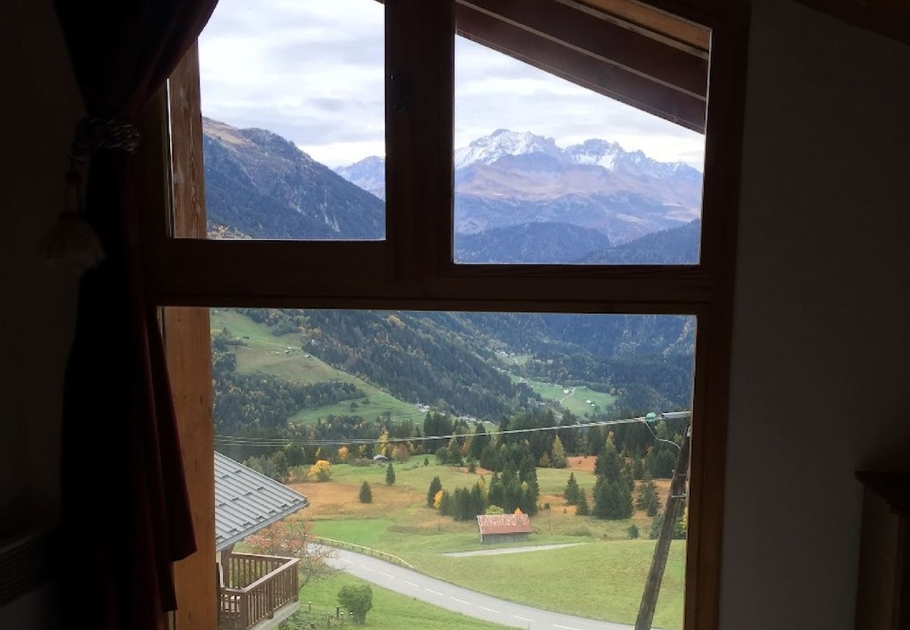 Chalet à Hauteluce - Chalet mitoyen à 2 pas des Saisies Vue Mont Blanc 