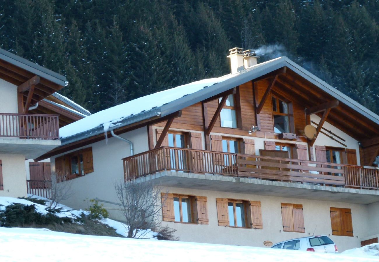 Chalet à Hauteluce - Chalet mitoyen à 2 pas des Saisies Vue Mont Blanc 