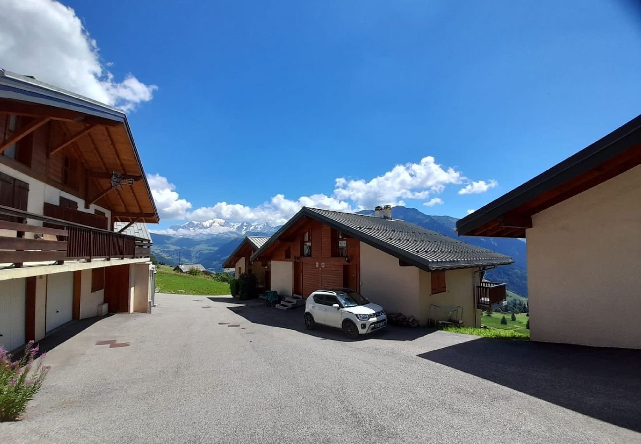 Chalet à Hauteluce - Chalet mitoyen à 2 pas des Saisies Vue Mont Blanc 