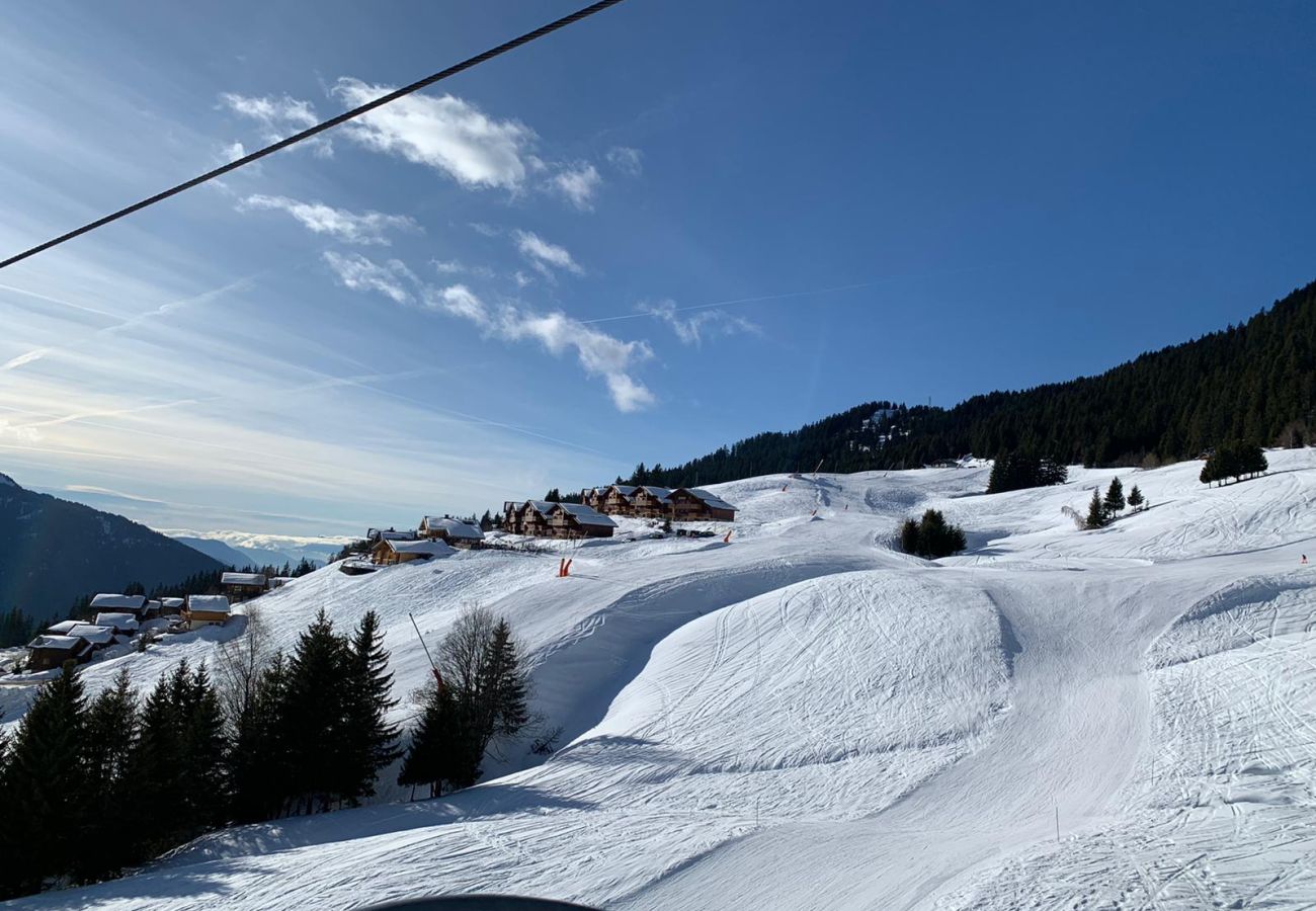 Appartement à Villard-sur-Doron - Appartement avec piscine 100 m des pistes