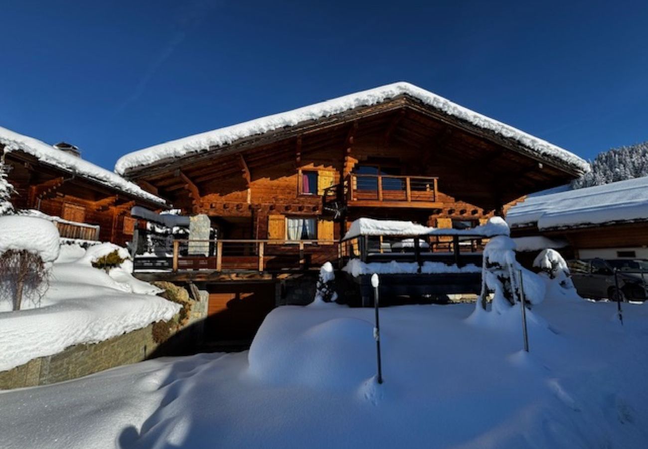 Chalet à Hauteluce - Les Saisies : superbe chalet face aux pistes