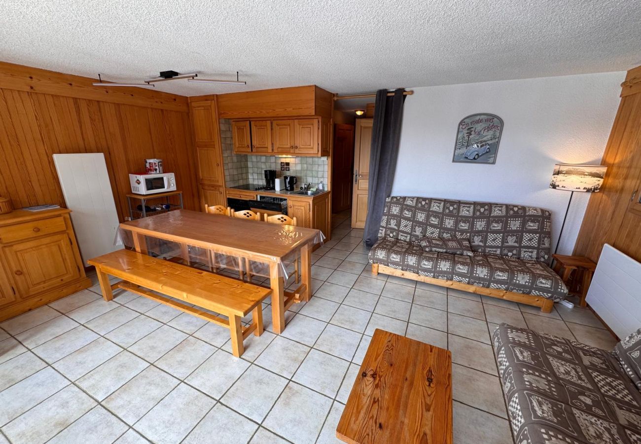 Appartement à Hauteluce - Les Saisies : spacieux appartement skis aux pieds !