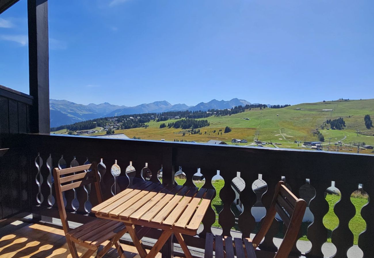 Appartement à Hauteluce - Les Saisies :charmant appartement 6 pers. Plein centre, au calme & proche pistes