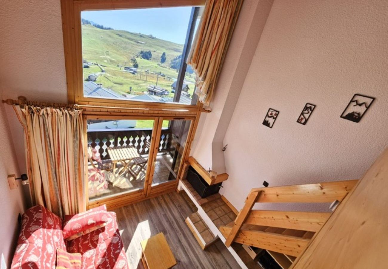 Appartement à Hauteluce - Les Saisies :charmant appartement 6 pers. Plein centre, au calme & proche pistes