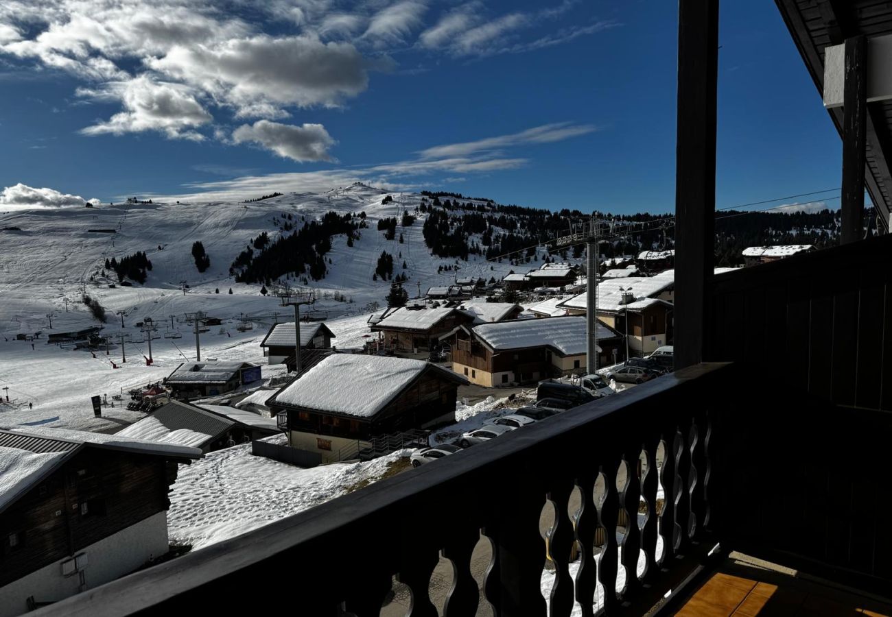 Appartement à Hauteluce - Les Saisies :charmant appartement 6 pers. Plein centre, au calme & proche pistes