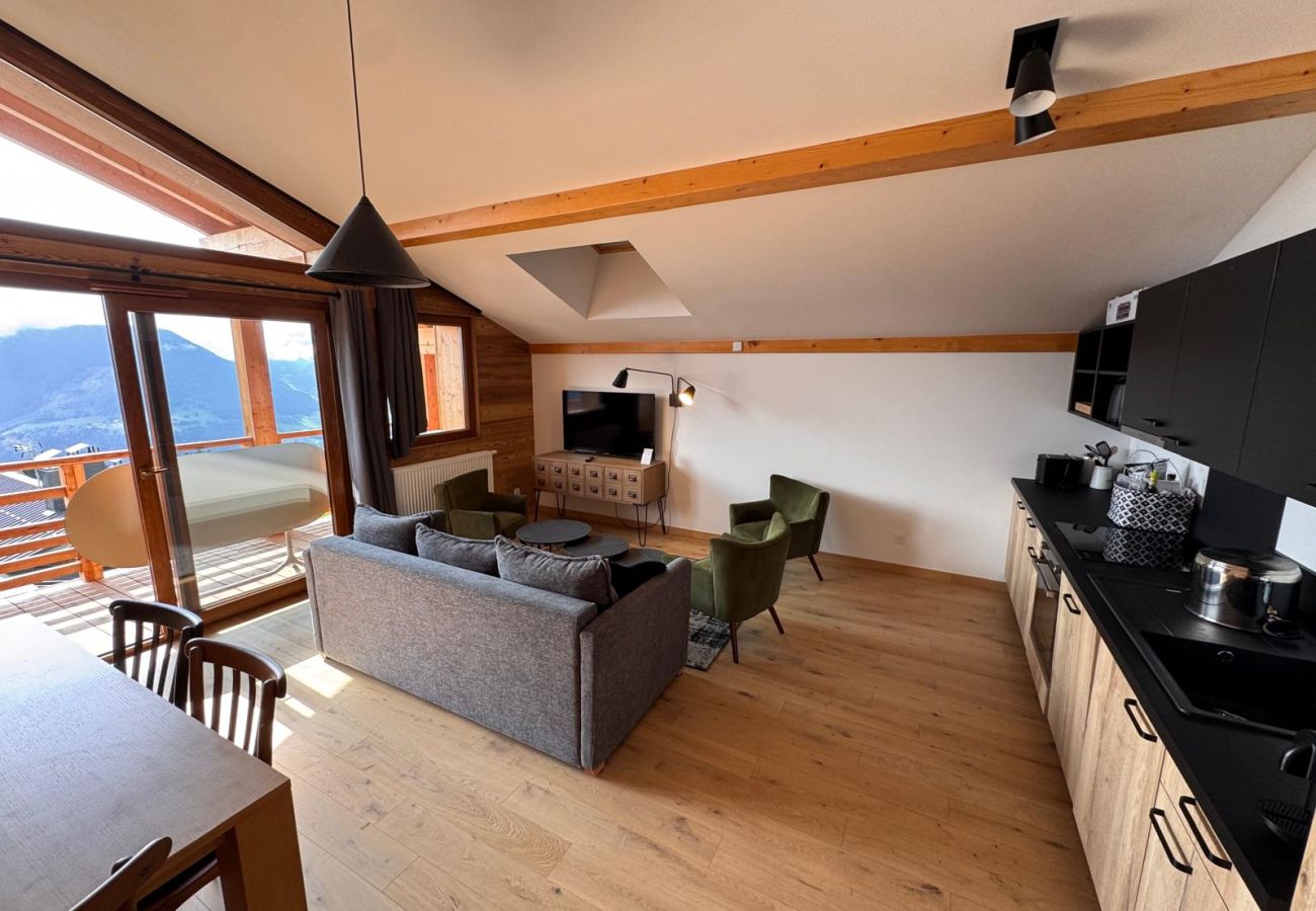Appartement à Hauteluce - Les Saisies : luxueux logement 8 pers proche des pistes