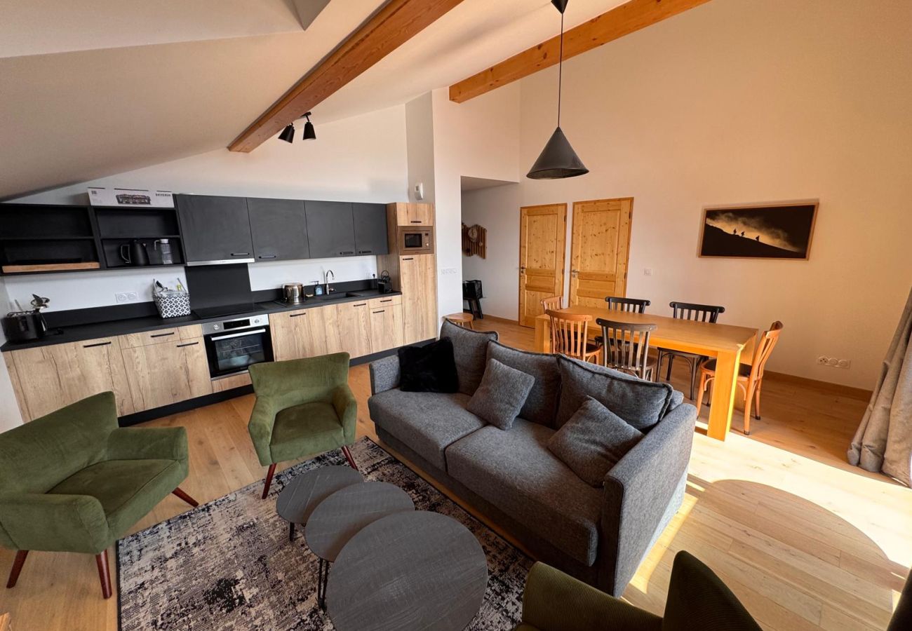 Appartement à Hauteluce - Les Saisies : luxueux logement 8 pers proche des pistes