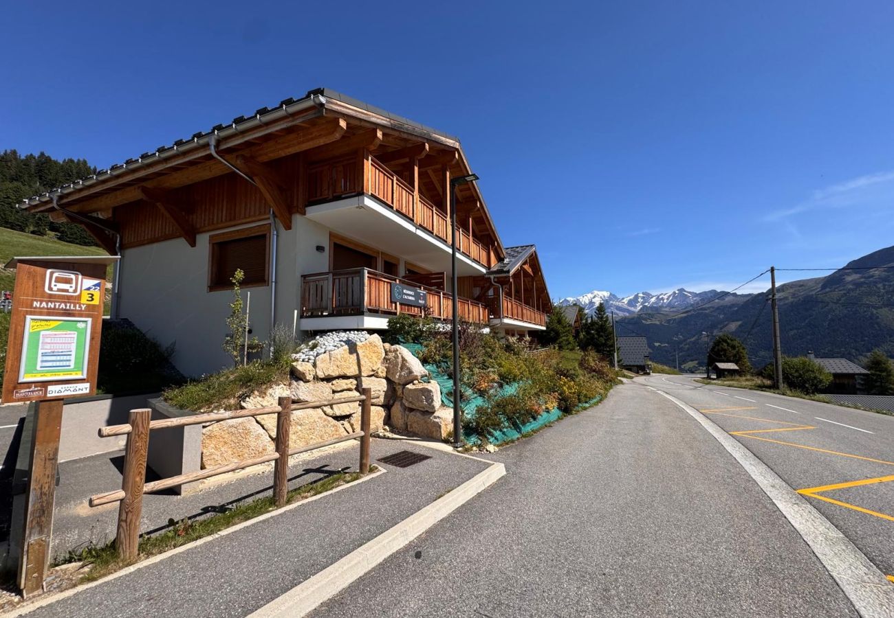 Appartement à Hauteluce - Les Saisies : spacieux logement vue Mont Blanc !