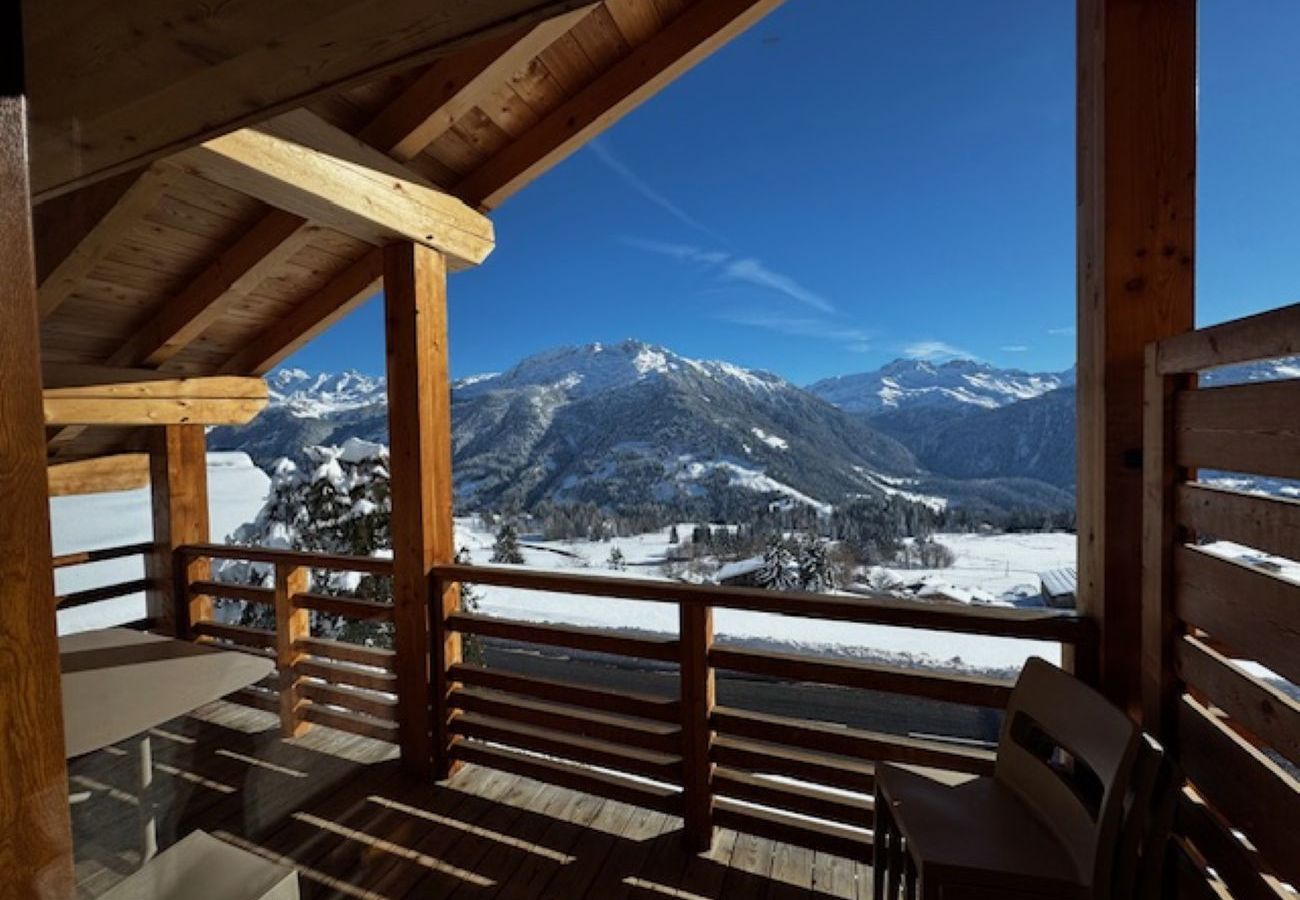 Appartement à Hauteluce - Les Saisies : spacieux logement vue Mont Blanc !