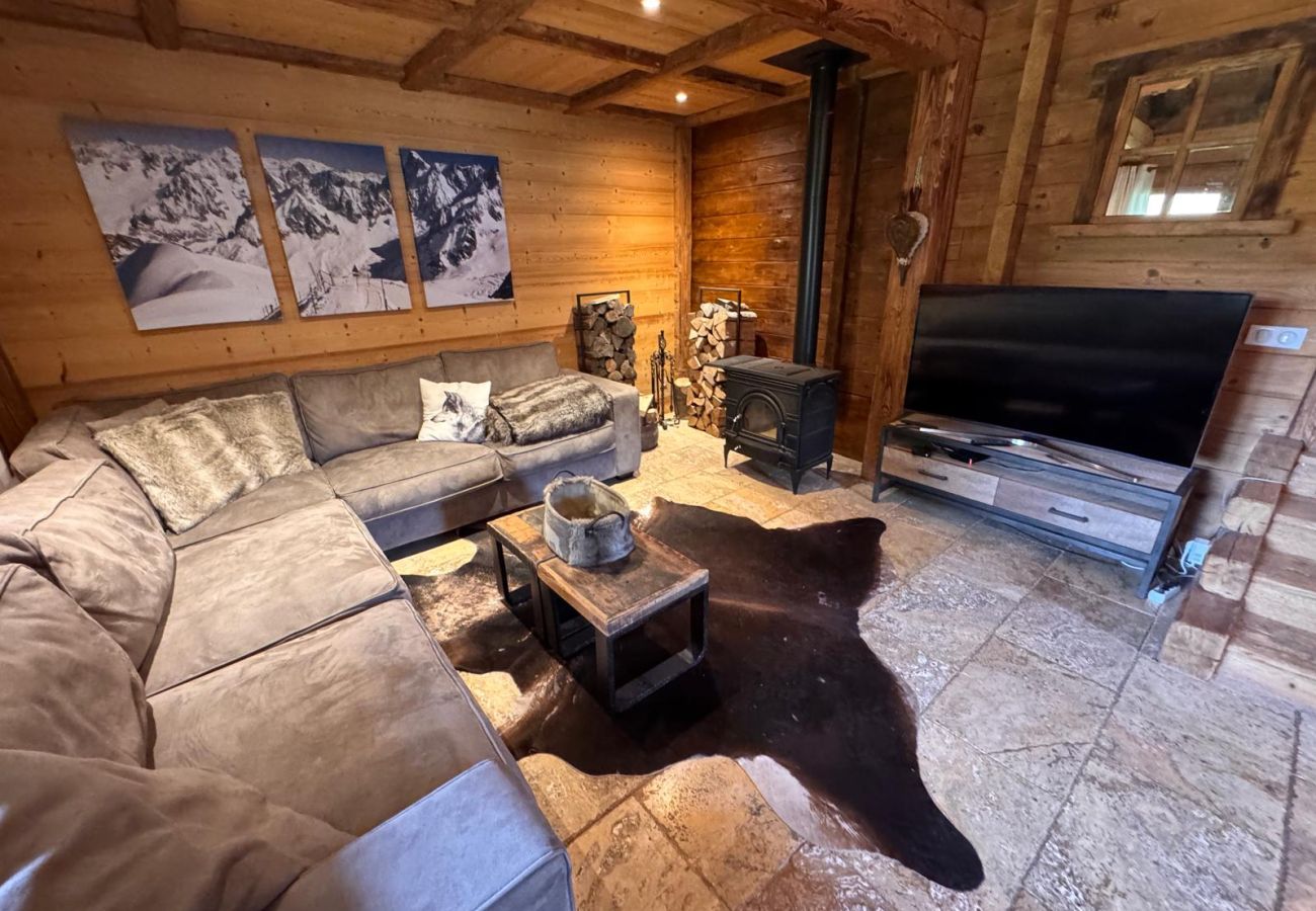 Chalet à Hauteluce - Les Saisies : luxueux chalet 12 pers. à 800 m des pistes 