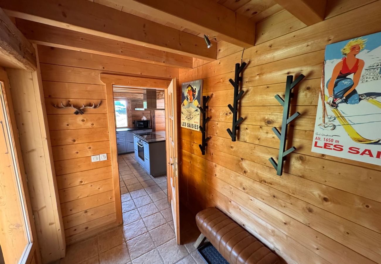Chalet à Hauteluce - Les Saisies : luxueux chalet 12 pers. à 800 m des pistes 