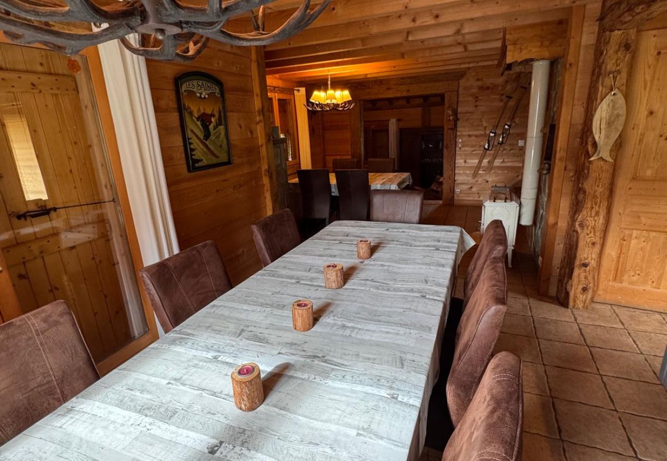 Chalet à Hauteluce - Les Saisies : luxueux chalet 12 pers. à 800 m des pistes 