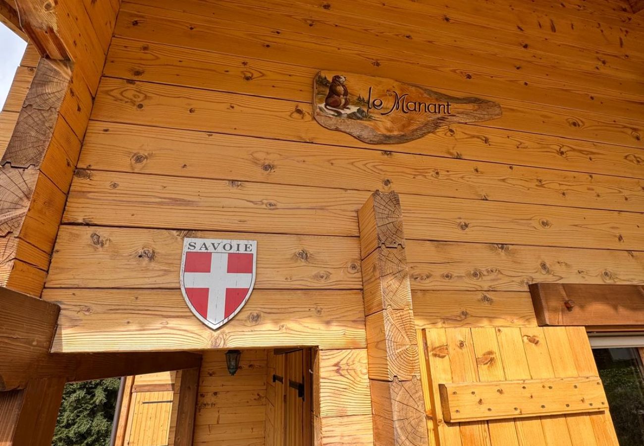 Chalet à Hauteluce - Les Saisies : luxueux chalet 12 pers. à 800 m des pistes 