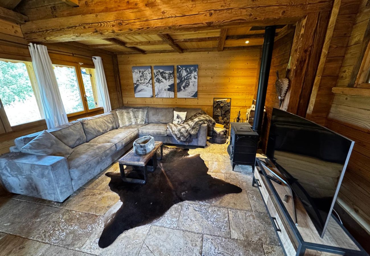 Chalet à Hauteluce - Les Saisies : luxueux chalet 12 pers. à 800 m des pistes 