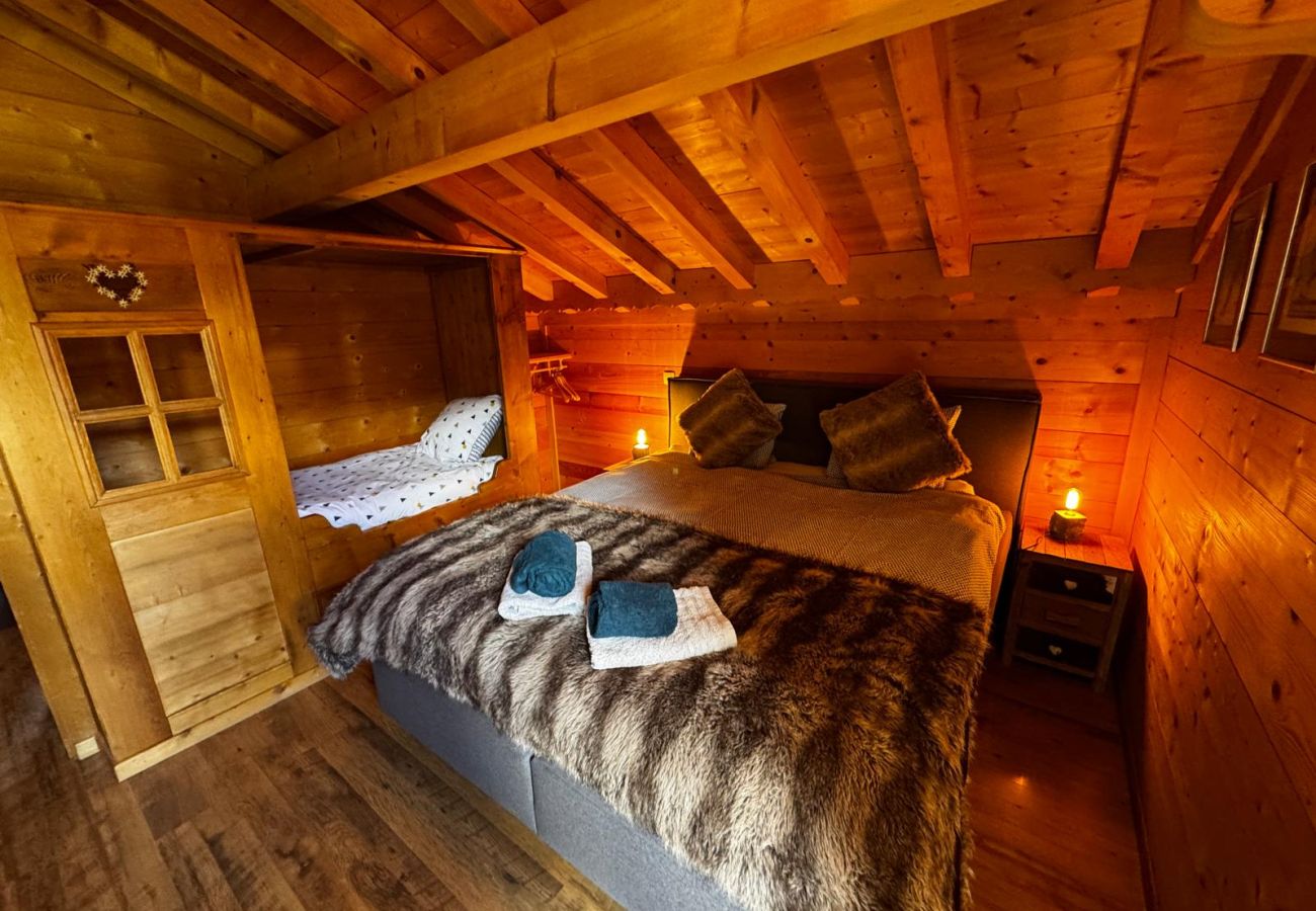 Chalet à Hauteluce - Les Saisies : luxueux chalet 12 pers. à 800 m des pistes 