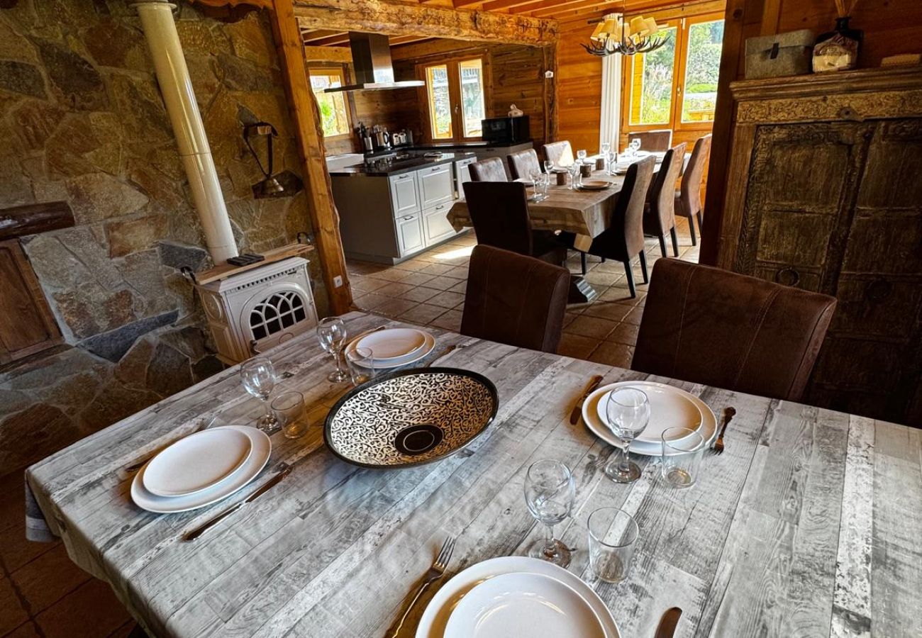 Chalet à Hauteluce - Les Saisies : luxueux chalet 12 pers. à 800 m des pistes 