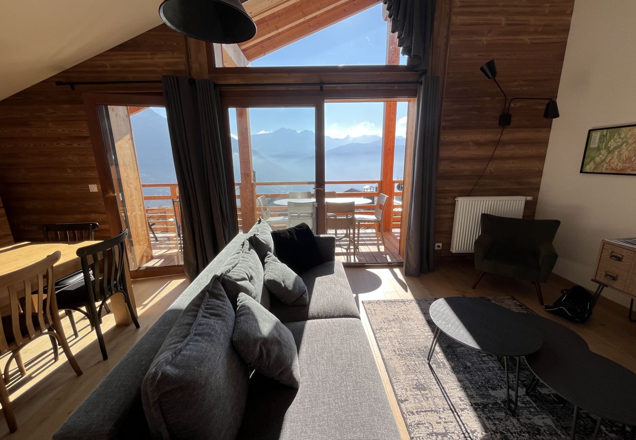 Appartement à Hauteluce - Les Saisies : superbe logement 8 pers face au Mont Blanc