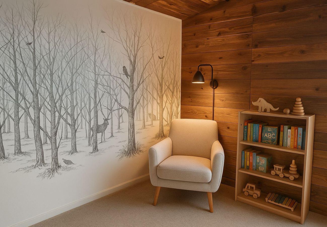 Chalet à Hauteluce - Les Saisies : Luxueux chalet face aux pistes et rdv ESF