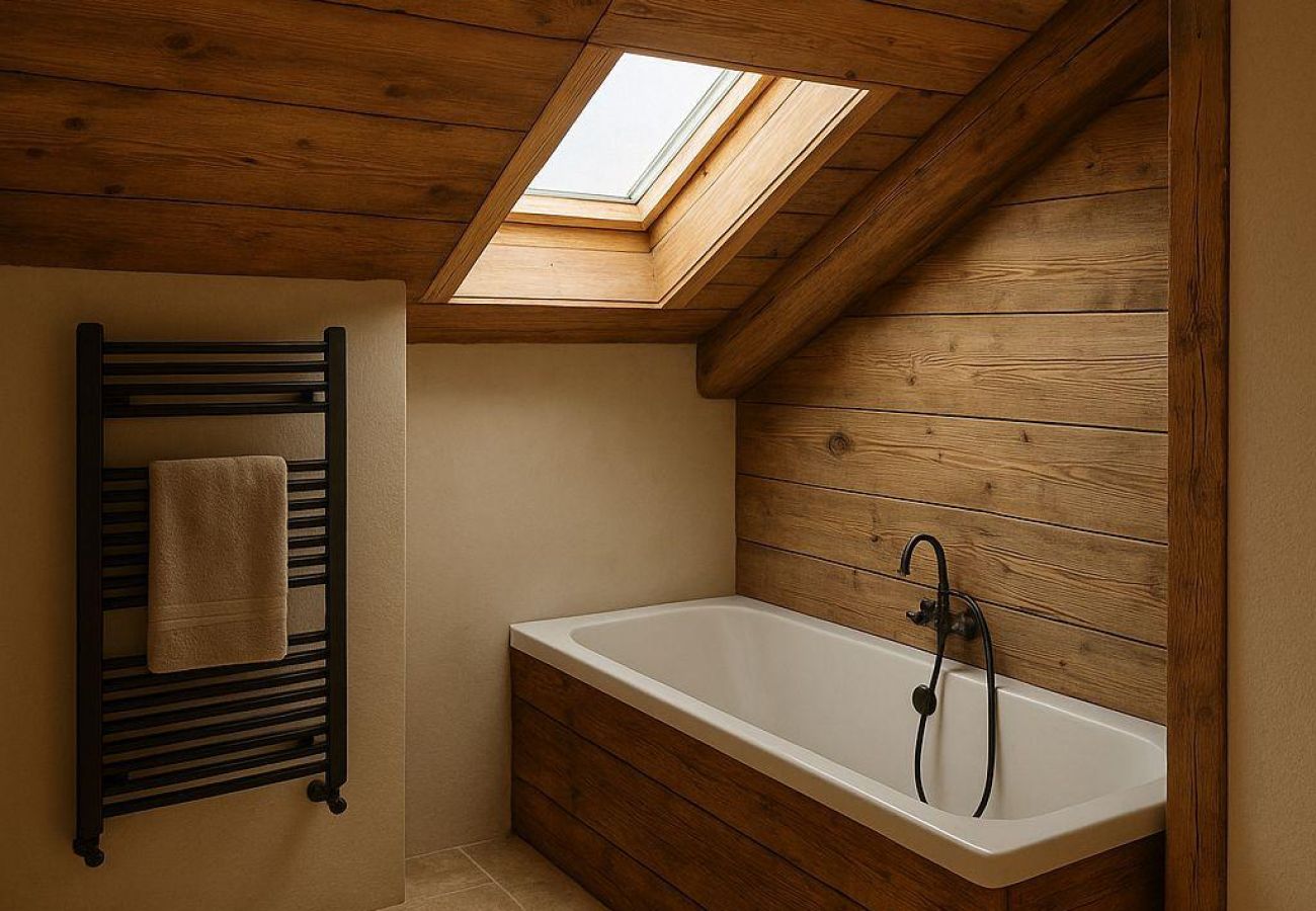 Chalet à Hauteluce - Les Saisies : Luxueux chalet face aux pistes et rdv ESF