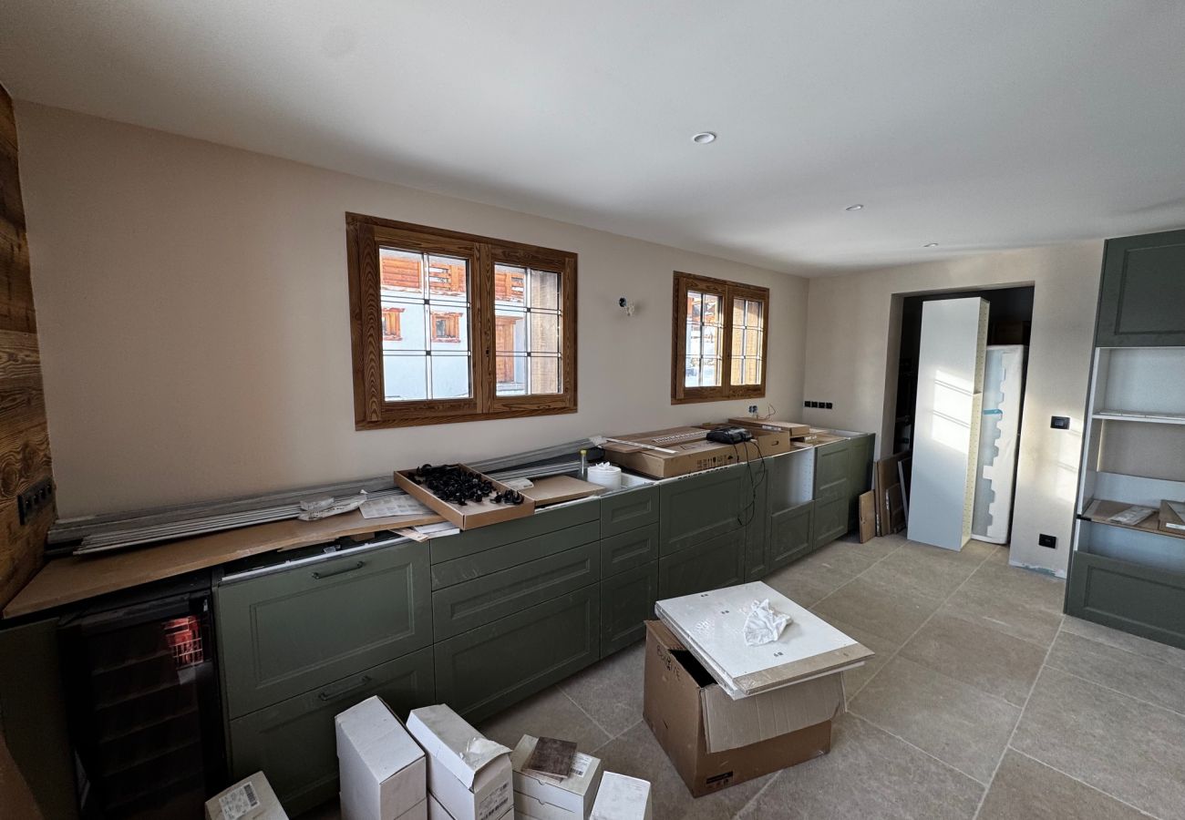 Chalet à Hauteluce - Les Saisies : Luxueux chalet face aux pistes et rdv ESF