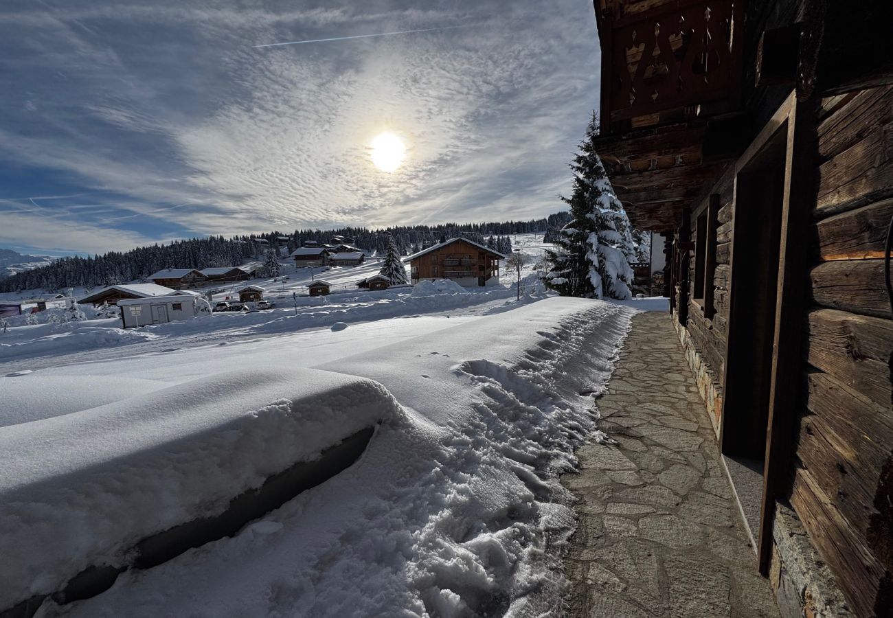 Chalet à Hauteluce - Les Saisies : Luxueux chalet face aux pistes et rdv ESF
