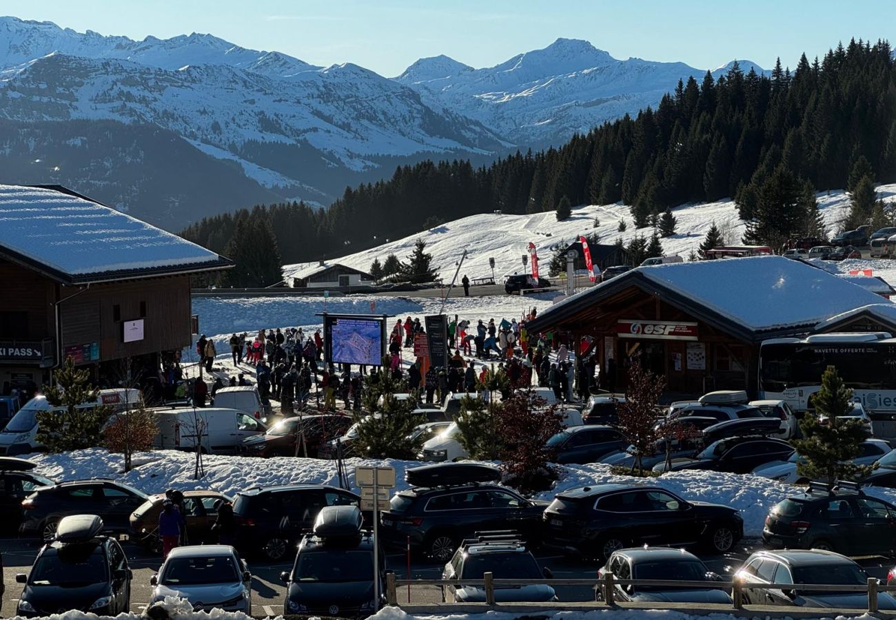 Chalet à Hauteluce - Les Saisies : Luxueux chalet face aux pistes et rdv ESF