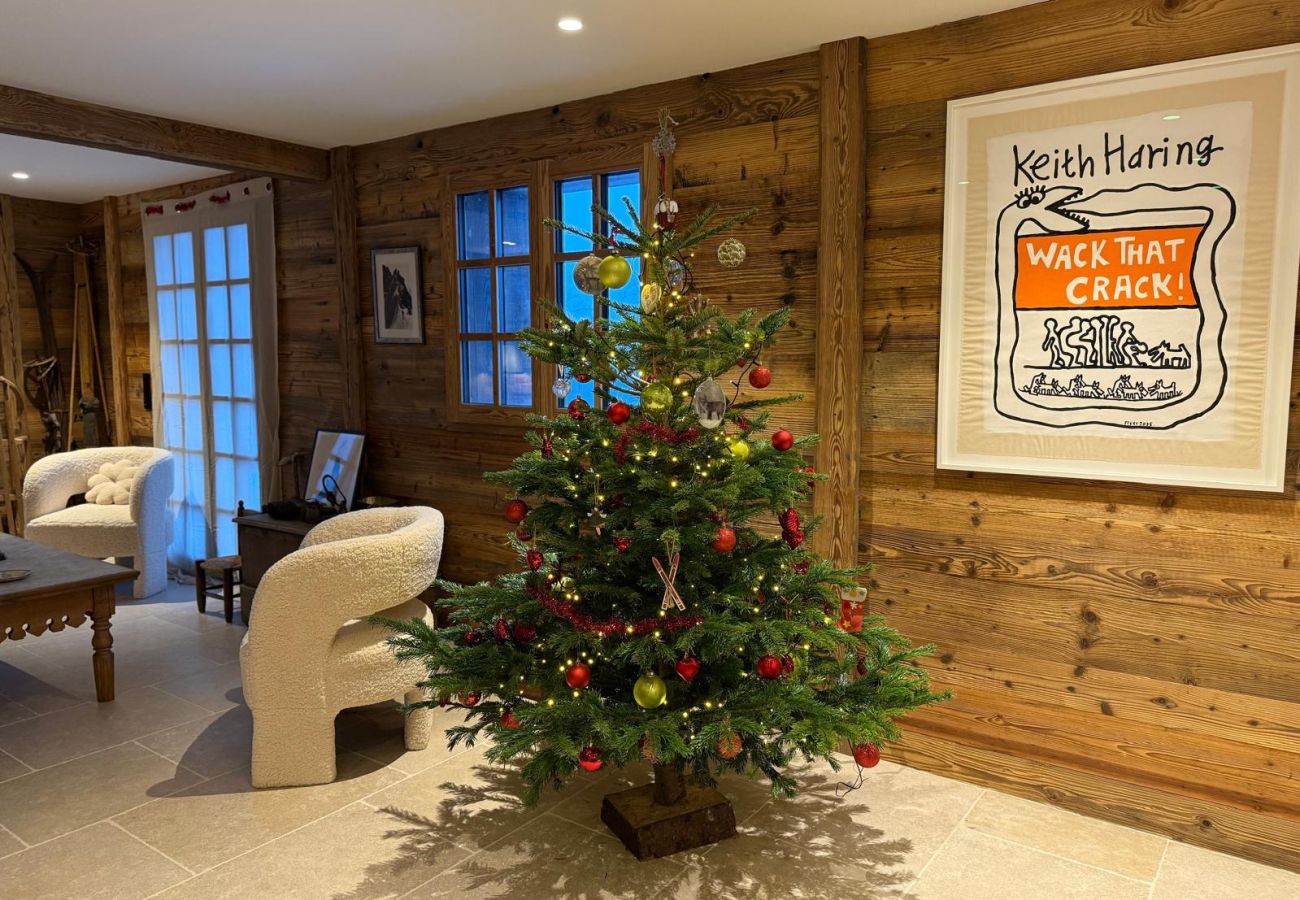 Chalet à Hauteluce - Les Saisies : Luxueux chalet face aux pistes et rdv ESF