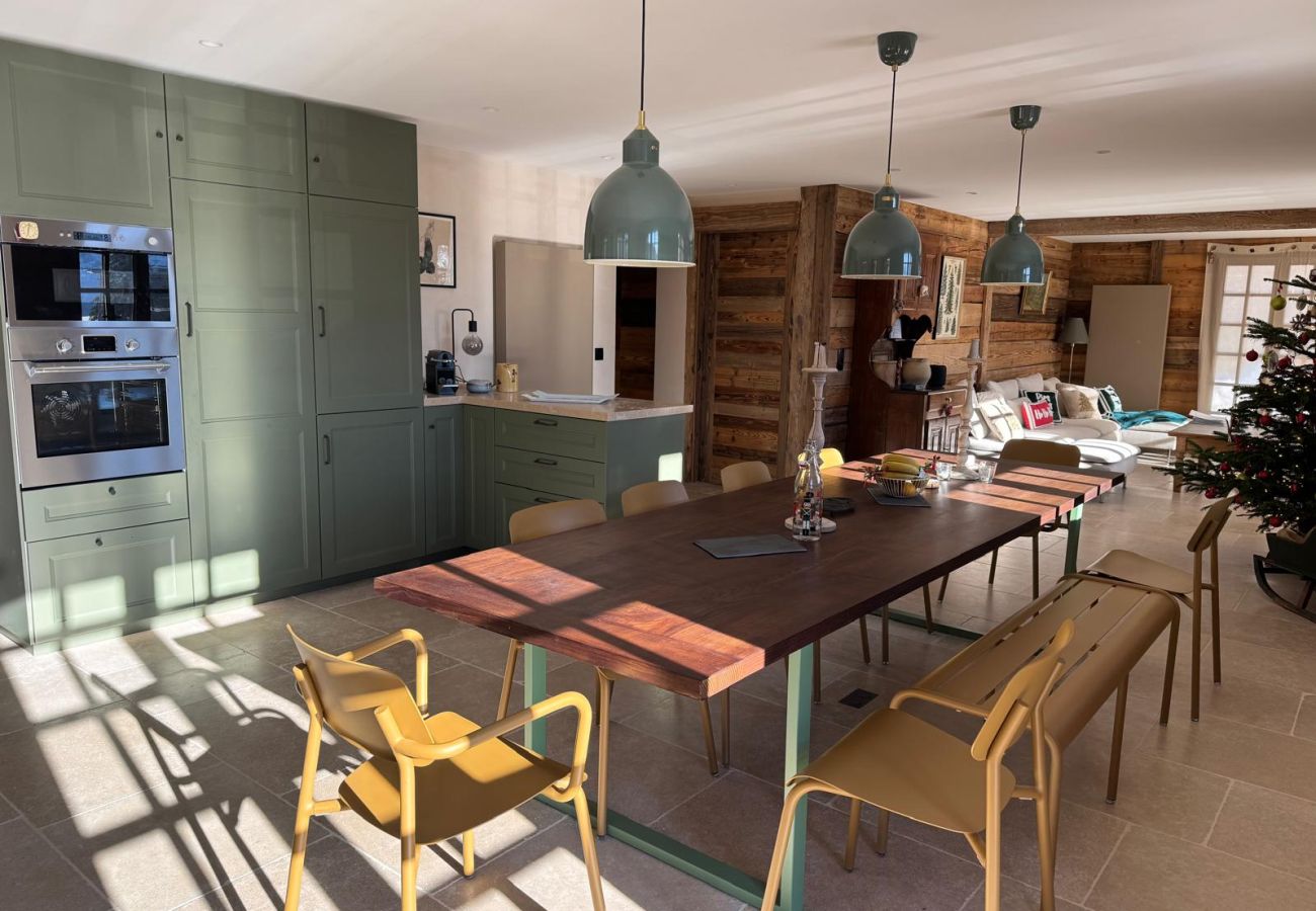 Chalet à Hauteluce - Les Saisies : Luxueux chalet face aux pistes et rdv ESF