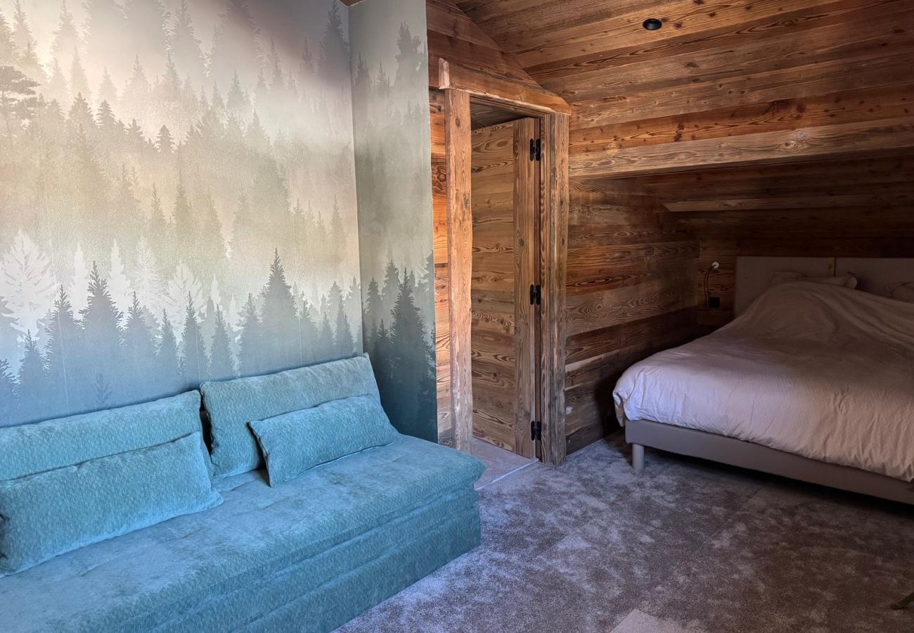 Chalet à Hauteluce - Les Saisies : Luxueux chalet face aux pistes et rdv ESF