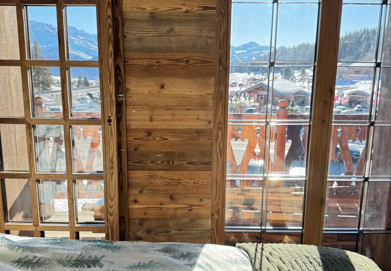 Chalet à Hauteluce - Les Saisies : Luxueux chalet face aux pistes et rdv ESF