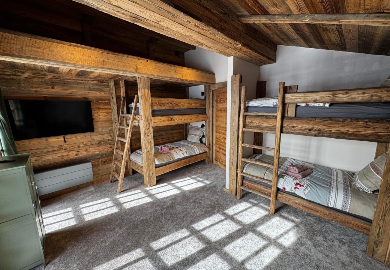 Chalet à Hauteluce - Les Saisies : Luxueux chalet face aux pistes et rdv ESF